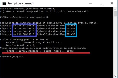 Controllare Il Ritardo Di Connessione Tra Te E Un Sito Web O In
