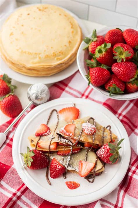 Strawberry Nutella Crepe Recipe 365 Days Of Baking And More