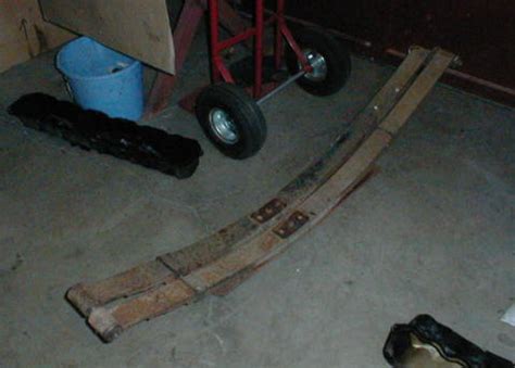 how to install rear leaf springs