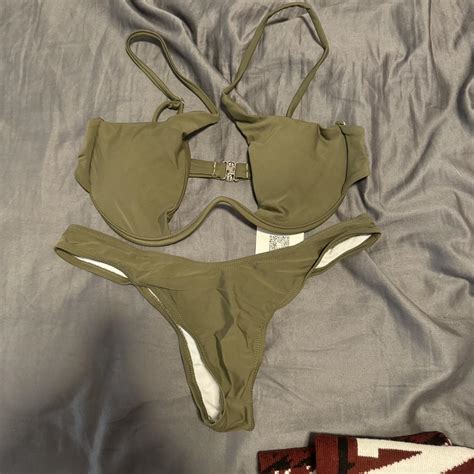 NWT Bikini Size Medium Thong Bottom Never Worn Depop