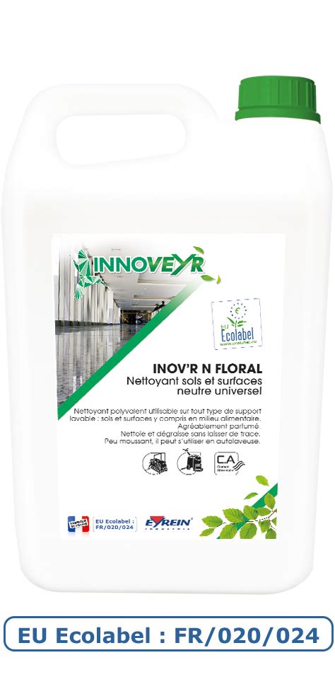 INOV R N FLORAL Ecolabel Bidon 5L Boutique Eyrein Industrie