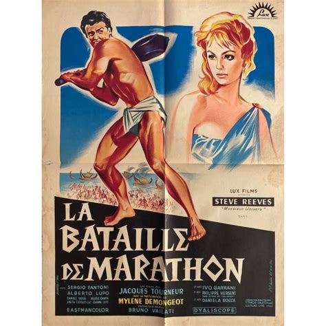 Affiche De Film Fran Aise De La Bataille De Marathon X Cm