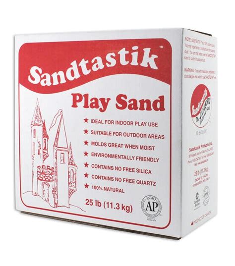 Sandtastik 25lbs White Play Sand box | JOANN