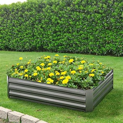 Outsunny Hochbeet Set 2 Tlg Gartenbeet Pflanzkasten Blumenkasten