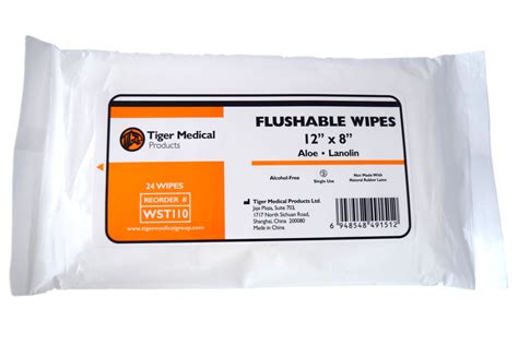 Flushable Wipes Asp Medical