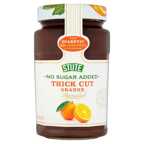 Holleys Fine Foods Stute No Sugar Added Thick Cut Orange Marmalade G