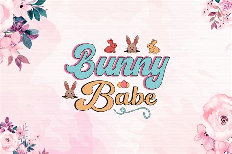 Retro Easter Bunny Babe PNG Sublimation Graphic By Rad Graphic Creative Fabrica