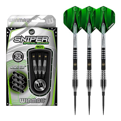 Buy Winmau Sniper Special Edition 90 Tungsten Steel Tip Darts From