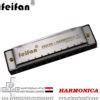 Feifan Hole Tone Blues Harmonica With Stainless Steel Cover Plate