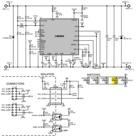 LM5064: LM5064 current limit shunt resistor selection - Power ...