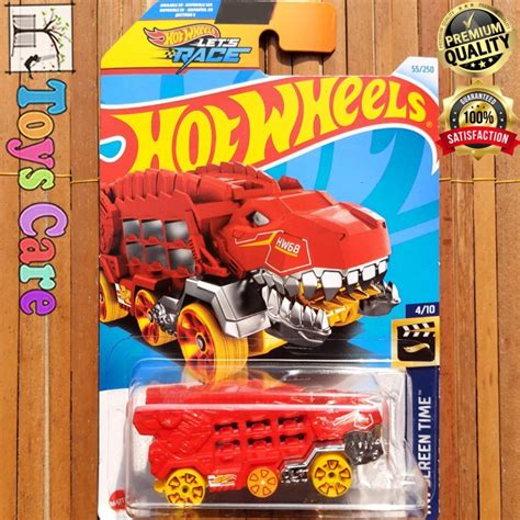 Jual Hot Wheels Hw Ultimate T Rex Transporter Merah Truck Dinosaurus Original Mattel Shopee