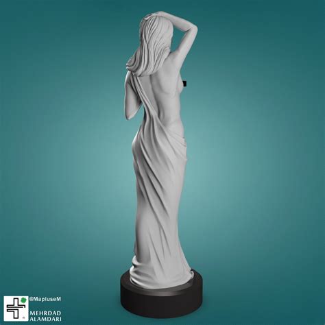 Statue Woman Naked 3D File For Cults