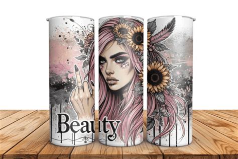 Sassy Bad Ass Girl Oz Tumbler PNG Graphic By DistressedInkDesigns Creative Fabrica