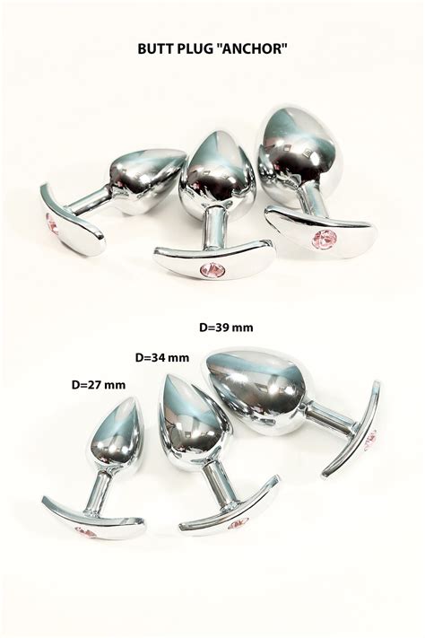 Sexy Metal Butt Plug Sex Toys With Colorful Crystals Truhani