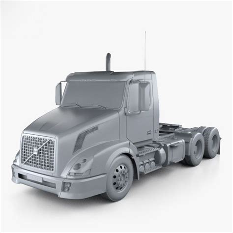 Camión tractor Volvo VNL 300 2011 Modelo 3D 149 3ds c4d fbx