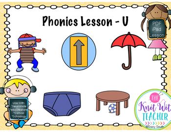 Distance Learning Phonics Lesson - Letter U by Copple Girl Creations