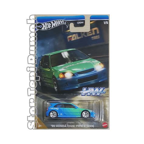 Hot Wheels Honda Civic Type R Ek Hw Hatchbacks J Imports Red Edition Speed Graphics