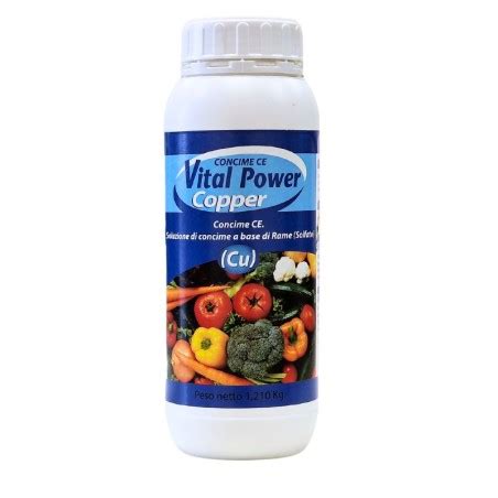 Vital Power Copper Concime Biologico CE A Base Di Rame