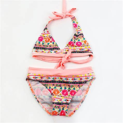 bikini dziewczyny dwa kawałki stroje kąpielowe sty Grandado