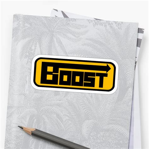 Boost Sticker By Spoof Tastic Redbubble