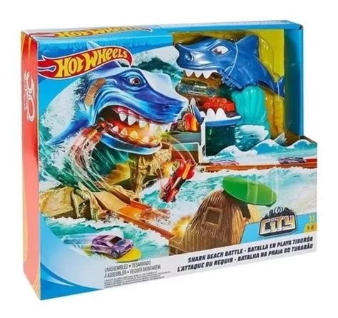 Pista Hot Wheels City Ataque Tubar O Mattel Parcelamento Sem Juros