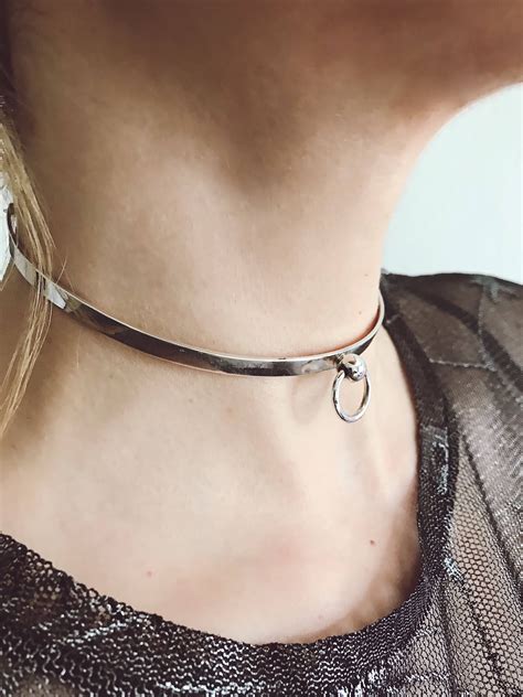 Sterling Silver Chokerboho Chokerminimalist Chokersilver 925 Choker