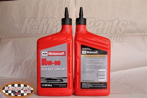 Motorcraft axle premium lubricant XY-80w90-QL