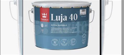 Краска акриловая Tikkurila Luja 40 влагостойкая купить в Санкт ...