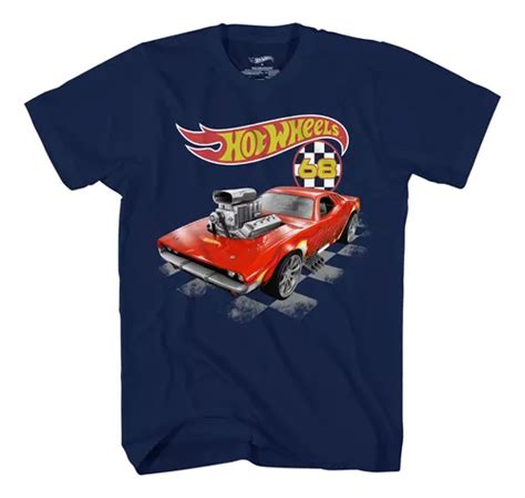 Camiseta De Manga Curta Hot Wheels Para Meninos E Camisetas Parcelamento Sem Juros