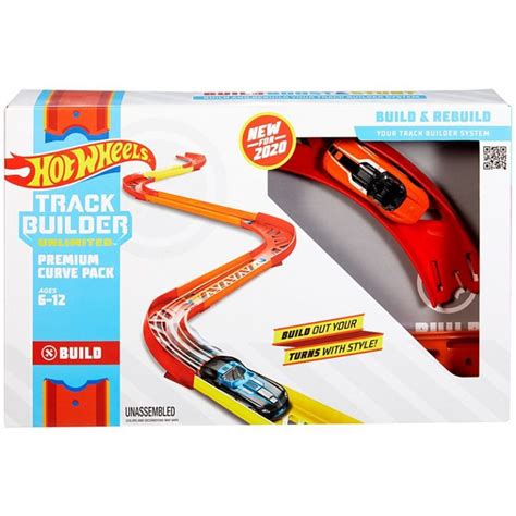 Hot Wheels Track Builder Unlimited Build Premium Curve Pack Thomas Online