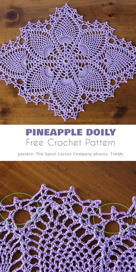 Pineapple Doily Ideas And Free Patterns Crochet Tablecloth Pattern