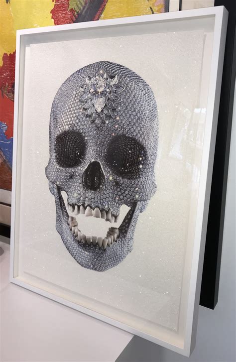 Damien Hirst, For The Love of God (White) for sale at Denis Bloch Fine Art Gallery