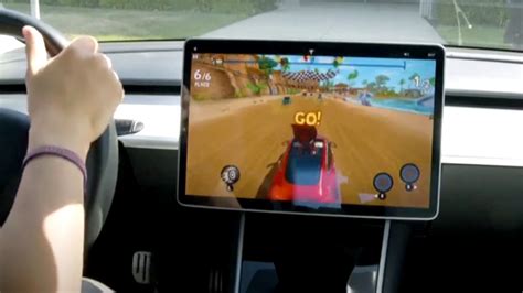 Tesla Update Allows Video Games While Driving, and the Feds Aren’t Happy