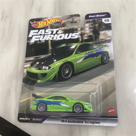 Hot Wheels Fast And Furious Premium Mitsubishi Eclipse Fast Stars Picclick Uk