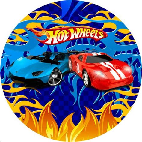 Painel Sublimado Hot Wheels