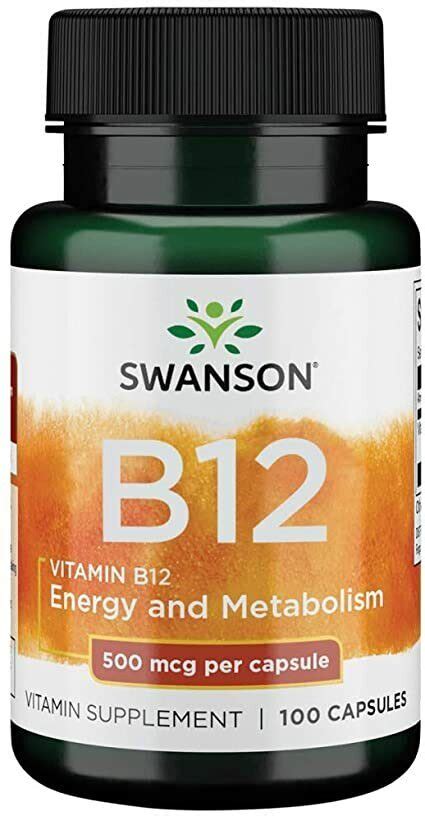 Купить Swanson Vitamin B12 500 mcg 100 капс в Барнауле интернет