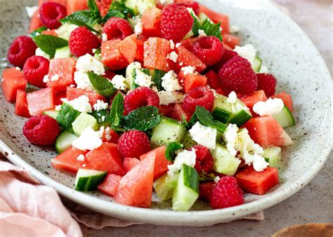 Melonen Gurken Salat Mit Feta Cookiteasy By Simone Kemptner