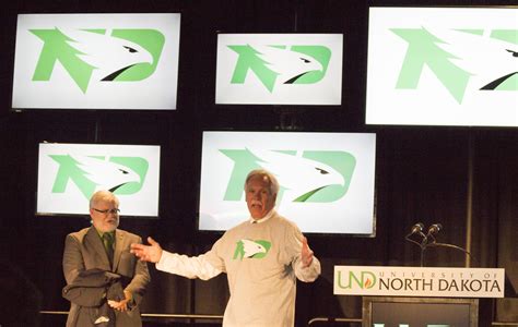 UND "Fighting Hawks" Logo Unveiled | Prairie Public Broadcasting