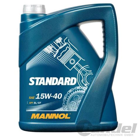 5L 15W40 MOTORÖL MANNOL STANDARD 15W-40 SL/CF