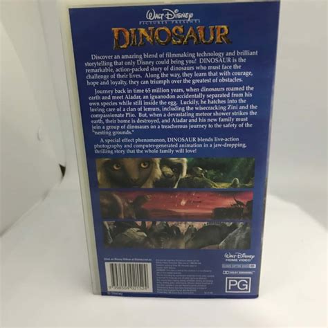 Vintage VHS Dinosaur Walt Disney Movie -1428277(s)