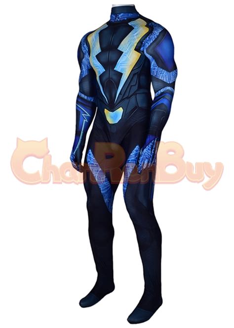 Black Lightning Costume Cosplay Bodysuit-Chaorenbuy Cosplay