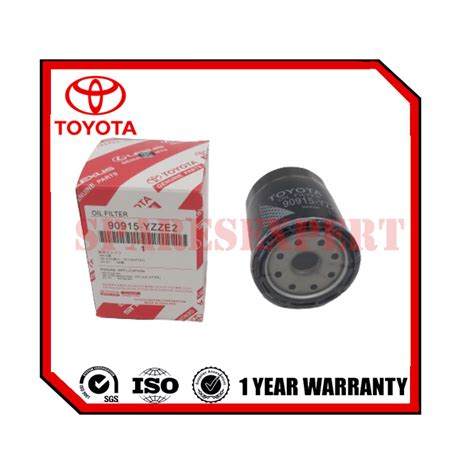 90915-YZZE2 Oil Filter Toyota Universal (4 Cylinders) Long » Spares Expert