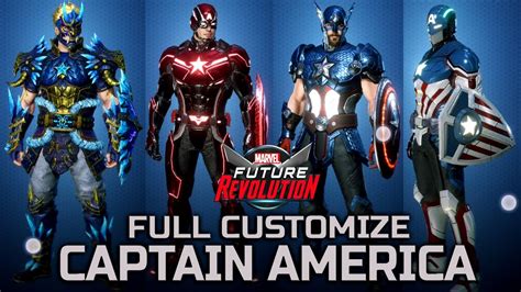 Marvel Future Revolution Captain America Full Character Customization