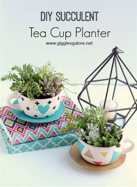 Stunning Tea Cup Succulent Planters