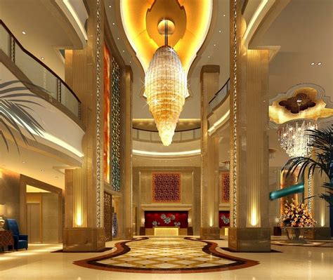 Classic Luxury Hotel Lobby Interior Design Lobby Design Hotel Lobby