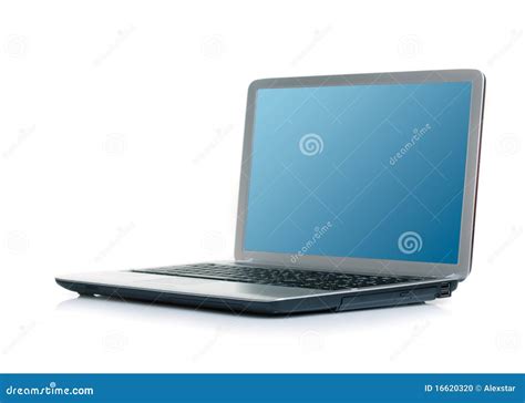 Open Laptop Computer Stock Photo Image Of Background