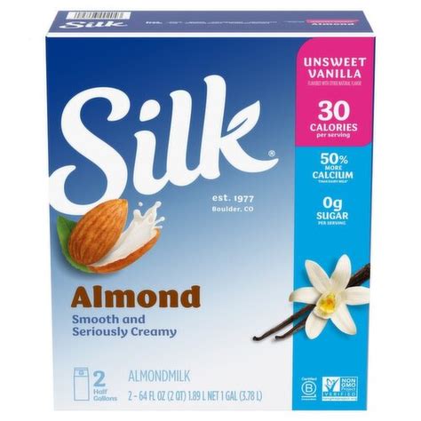 Silk Almondmilk Unsweetened Vanilla Smart And Final