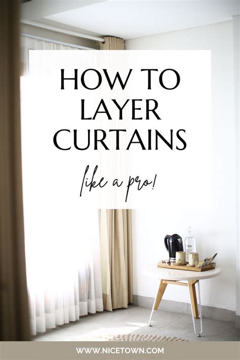 How To Layer Curtains Beautifully Thehues Living Room Drapes