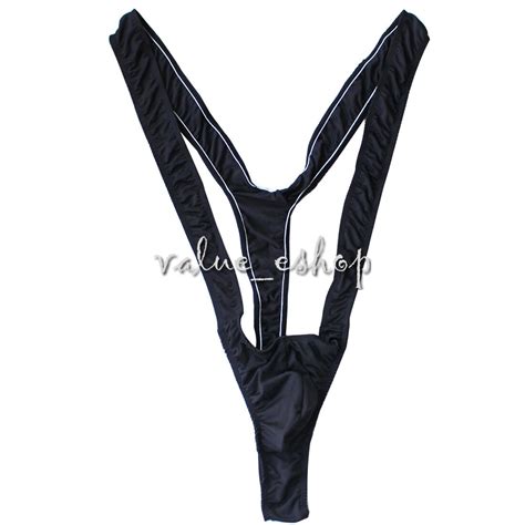 Sexy Men Mankini Thong Stretch Borat Underwear Costume Bodysuit Panties Lingerie Ebay