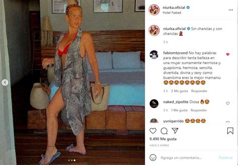 Niurka Marcos Bikini Rojo La Cubana Presume Su Sensual Figura